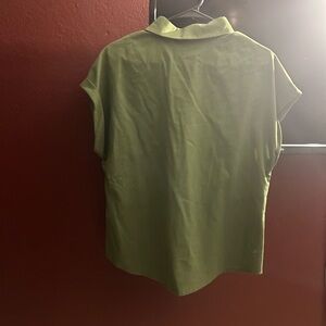 SHEIN Olive Button Down Shirt